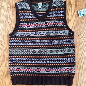 J.Crew Fair Isle Lambswool Sweater-Vest